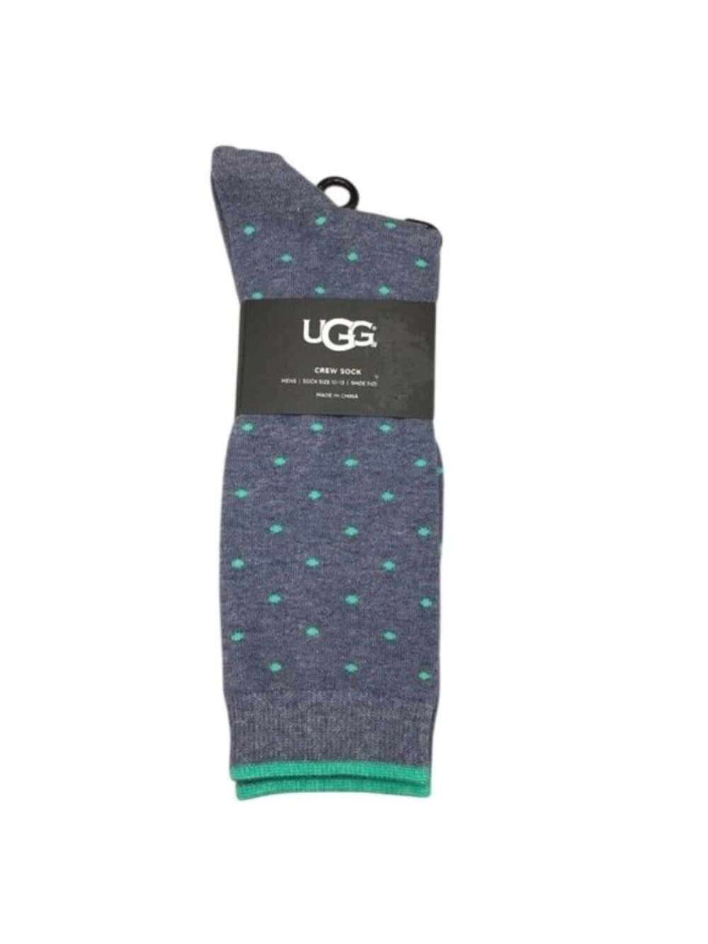 UGG Men’s Crew Socks Sock Size 10-13 Navy Heather